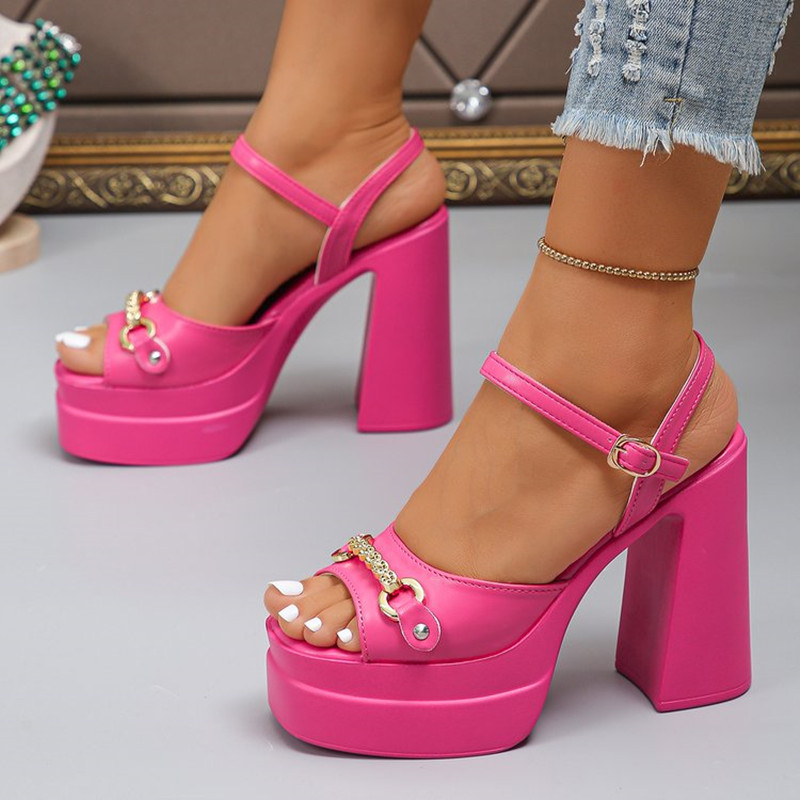 Casual Sandal Leather - Nieuwe zomerproducten 2026 vierkante kop holle