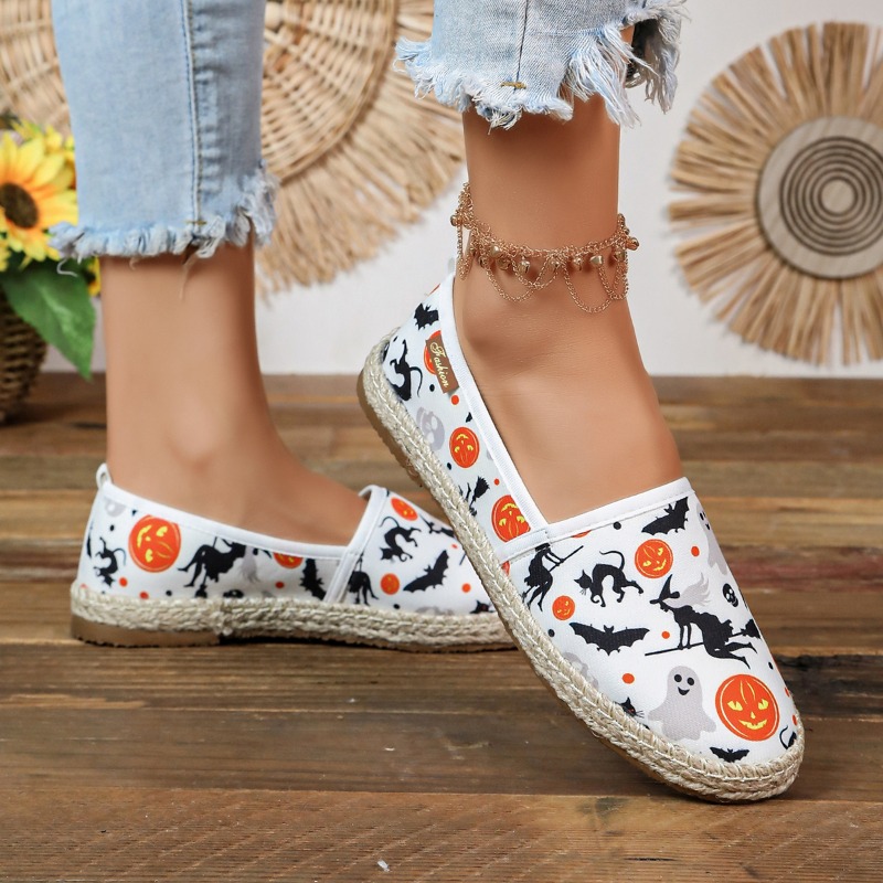 Espadrille Slip On - Echte nieuwe print Sapatos Womens Flat