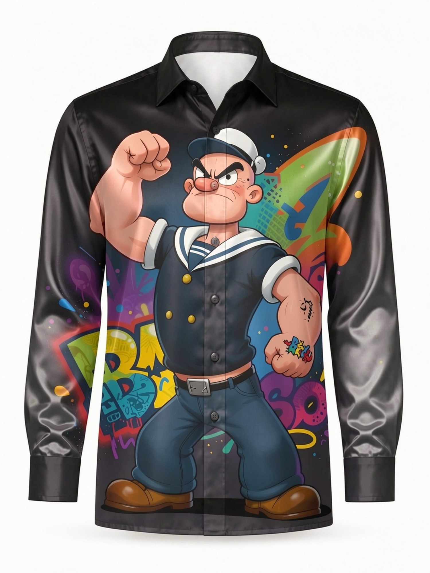 Heren glanzend satijnen overhe - Resort Shirt Floral recensie en prijs