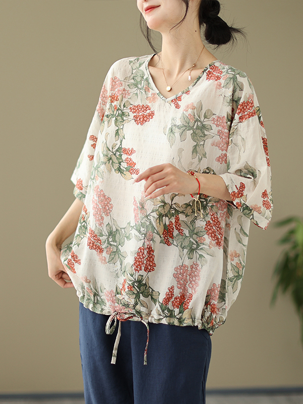 Zomer losse katoenen linnen pr - Short Linen Drawstring recensie en prijs