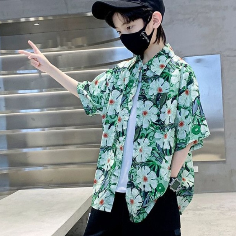Jongens zomerset met bloemenpr - Resort Shirt Floral recensie en prijs