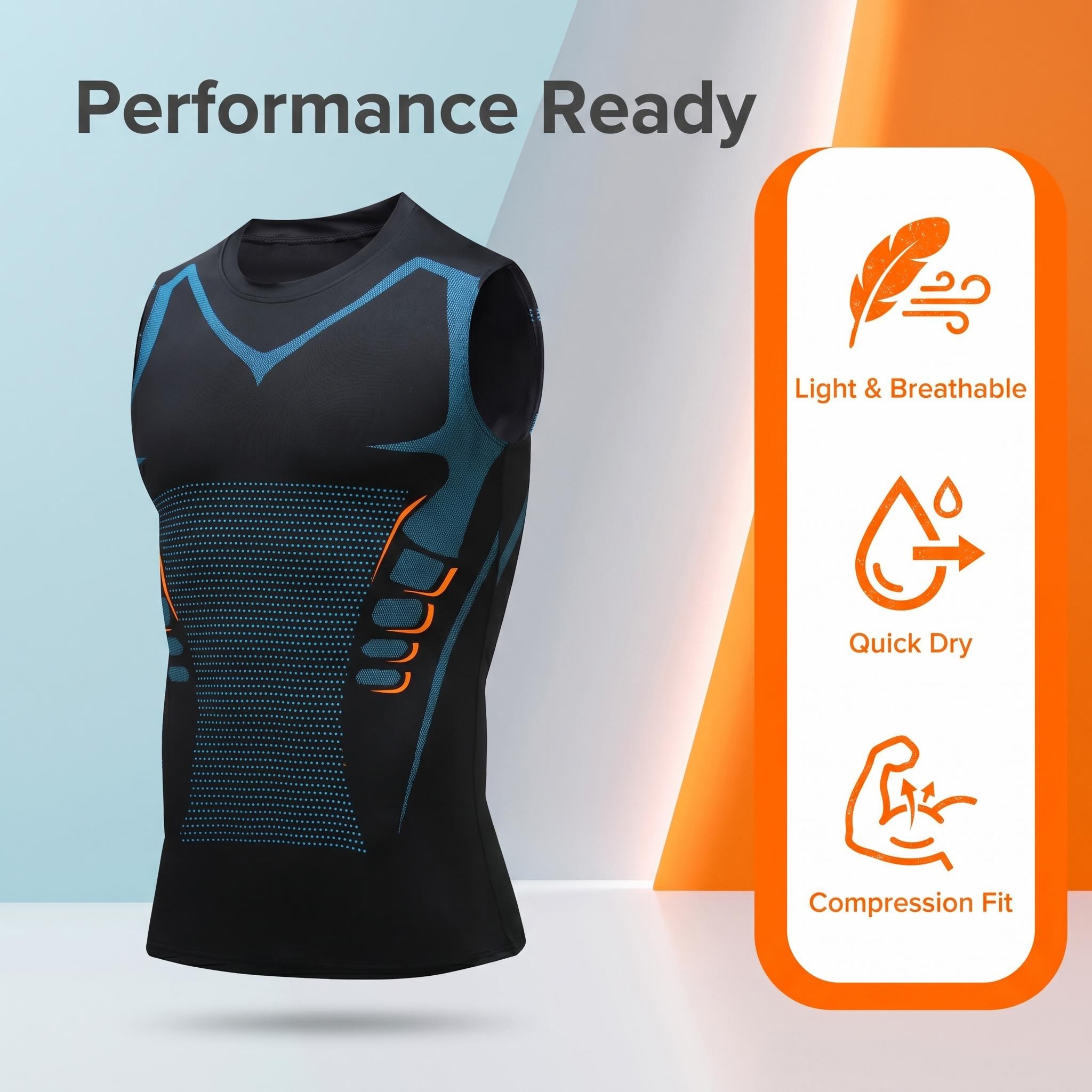 Compressietanktop Heren Gymshi - Tank Top Muscle recensie en prijs