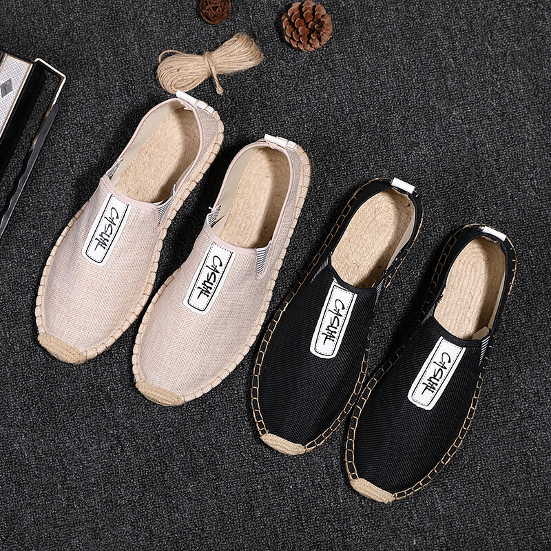 Linnen Heren Casual Schoenen L - Espadrille Slip On recensie en prijs